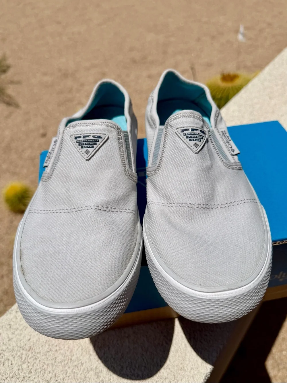 NEW Columbia PFG Slack What Slip On Cruise Beach Boating Fishing Shoes  7.5 NIB